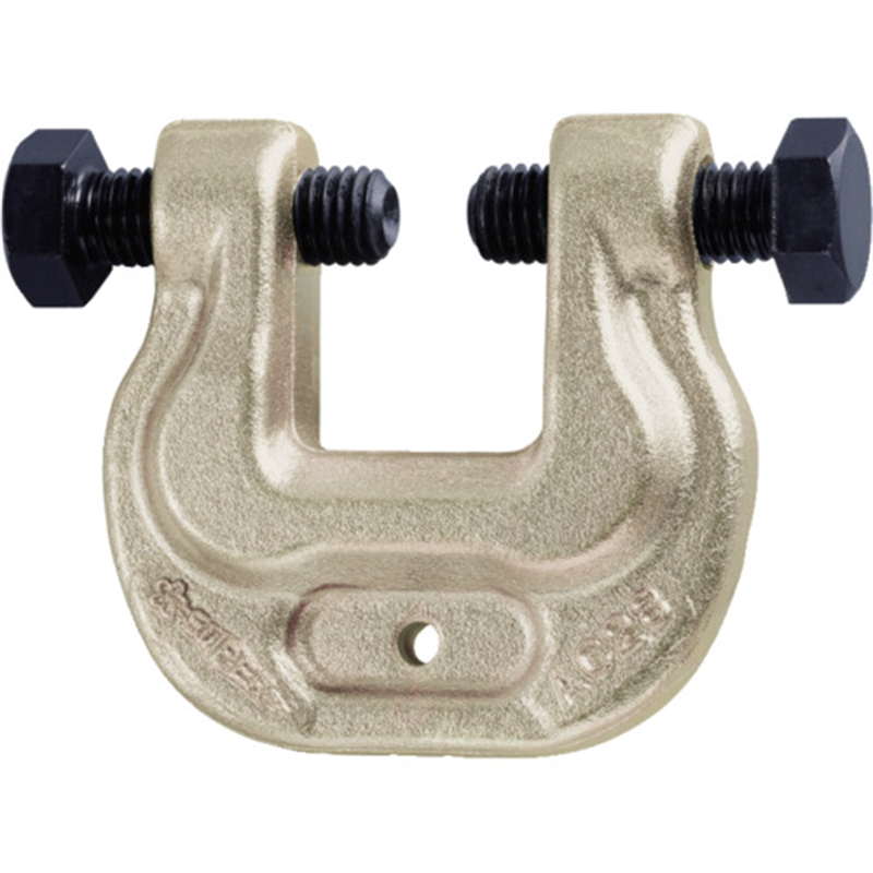スーパー アイアンマン(仮設用狭締金具)クランプ範囲9~28mm ボルト対辺19タイプ 1個（ご注文単位1個）【直送品】