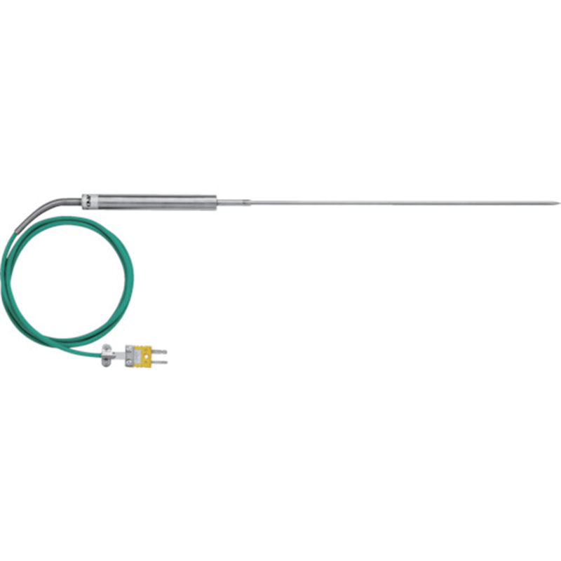 A&D 中心温度計 Kタイプ(クロメル・アルメル)熱電対プローブ L230mm 温度測定範囲-50~+700℃(接点部) 1個（ご注文単位1個）【直送品】