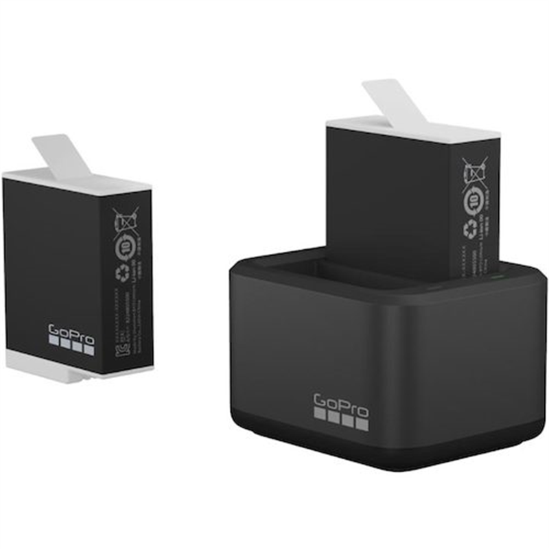 GoPro デュアルバッテリーチャージャー+エンデューロバッテリー2個セット HERO11・10・9用 1個（ご注文単位1個）【直送品】