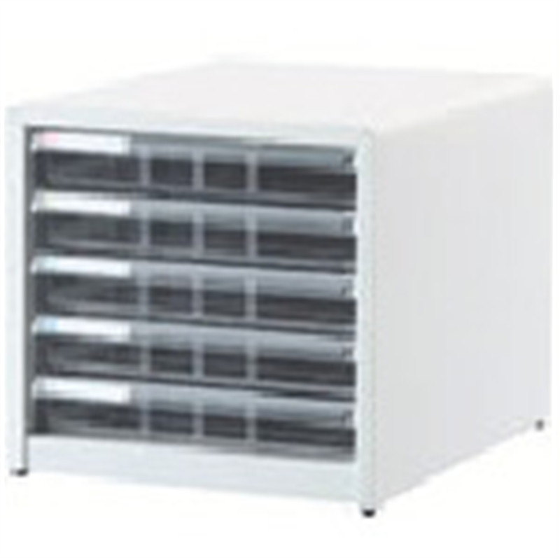 ナカバヤシ 書類ケース アバンテV2レタ-ケ-ス 浅5段 白 1台（ご注文単位1台）【直送品】