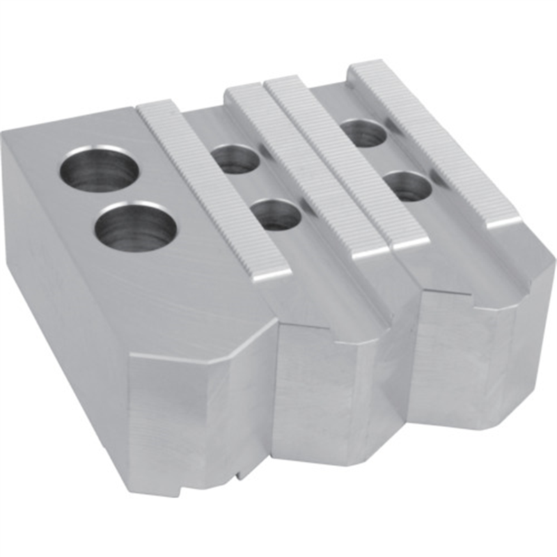 ARM 北川パワーチャック用アルミ生爪小径用ALHO-8SH42 1セット（ご注文単位1セット）【直送品】