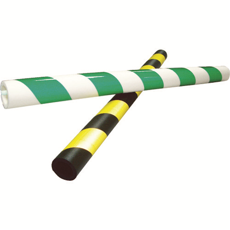 アラオ パイプガード(反射式)黄/黒 メーカー品番:AR-0761 1本（ご注文単位1本）【直送品】