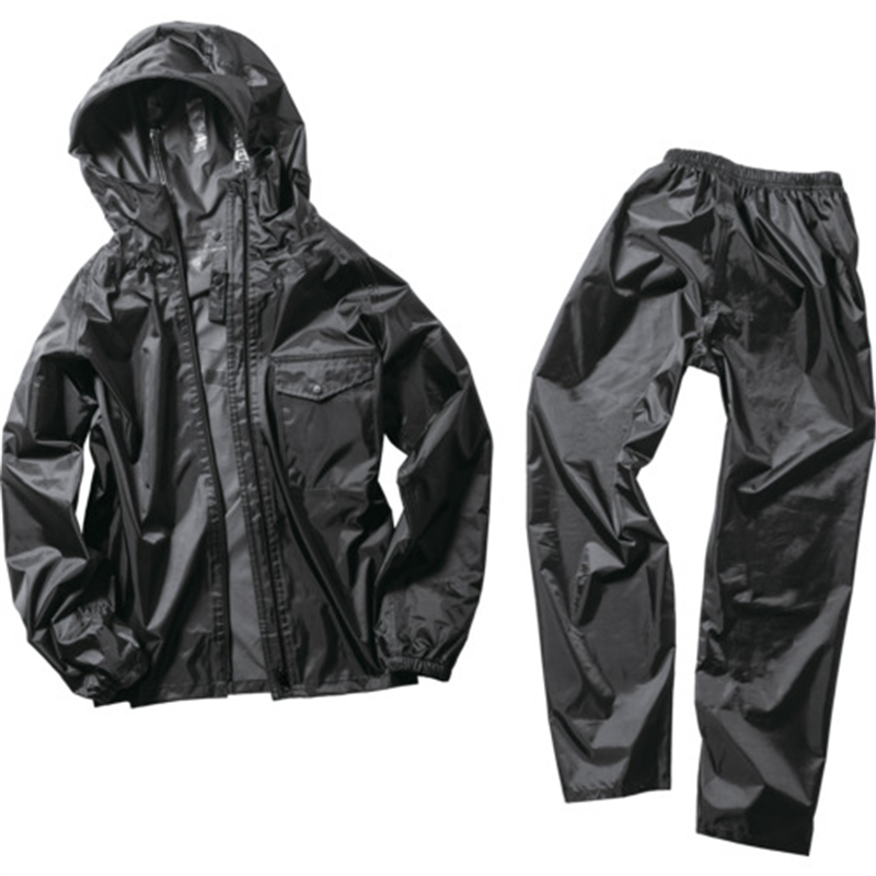 Makku レインキーパースーツ ブラック M 1着（ご注文単位1着）【直送品】