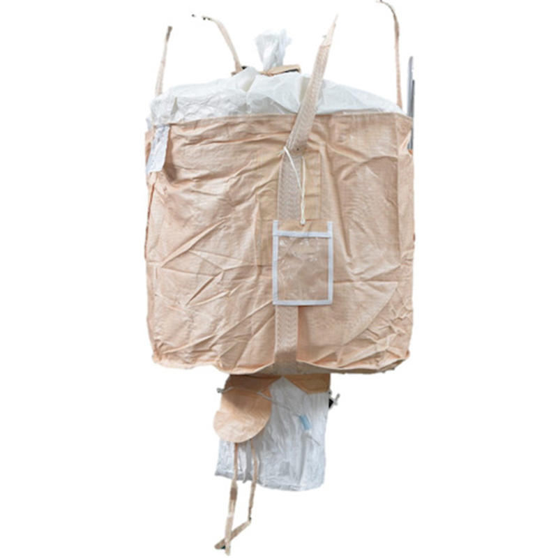 旭 コンテナバッグ丸型本体二重 排出口あり 1袋（ご注文単位1袋）【直送品】