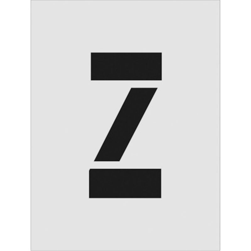 IM ステンシル Z 文字サイズ250×125mm 1枚(ご注文単位1枚)【直送品】