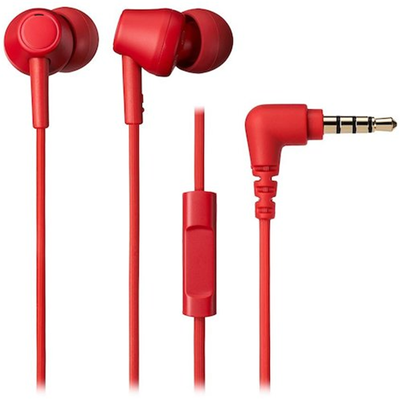 オーディオテクニカ マイク付きイヤホン 1個（ご注文単位1個）【直送品】