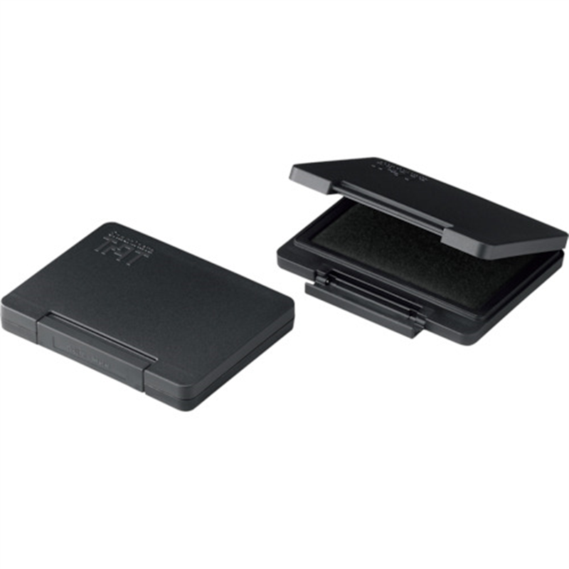 シヤチハタ 強着スタンプ台タート金属用大形 黒 1個（ご注文単位1個）【直送品】