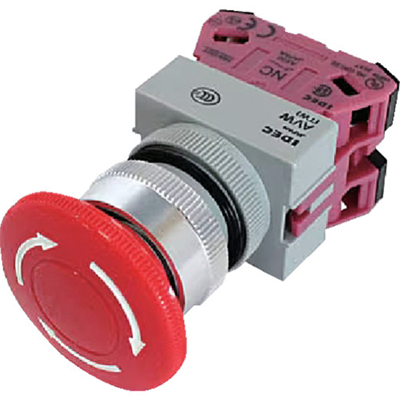 IDEC φ22プッシュロックターンリセットスイッチ 1個（ご注文単位1個）【直送品】