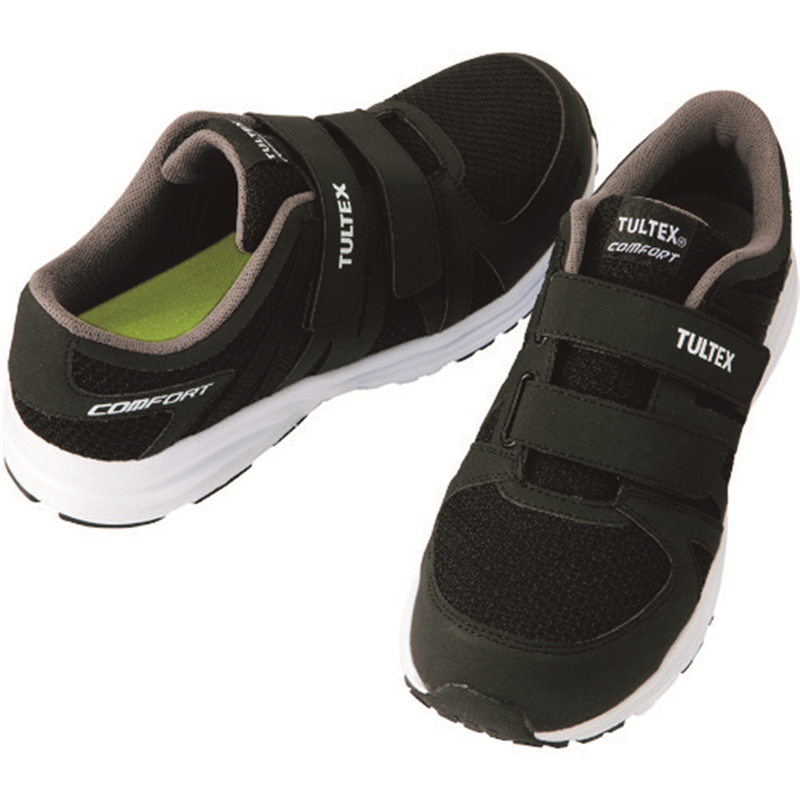 アイトス 軽量セーフティシューズ(マジックテープタイプ)ブラック 23.0cm 1足（ご注文単位1足）【直送品】