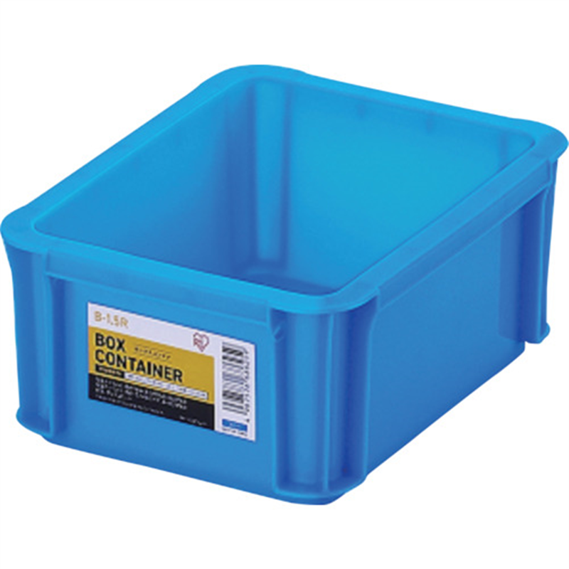 IRIS 299253 BOXコンテナ B-1.5R ブルー 1個（ご注文単位1個）【直送品】
