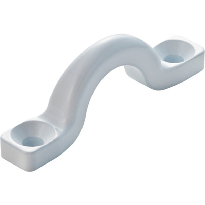 ニッサチェイン ダイカストアイストラップ 6mm 白 1個（ご注文単位1個）【直送品】