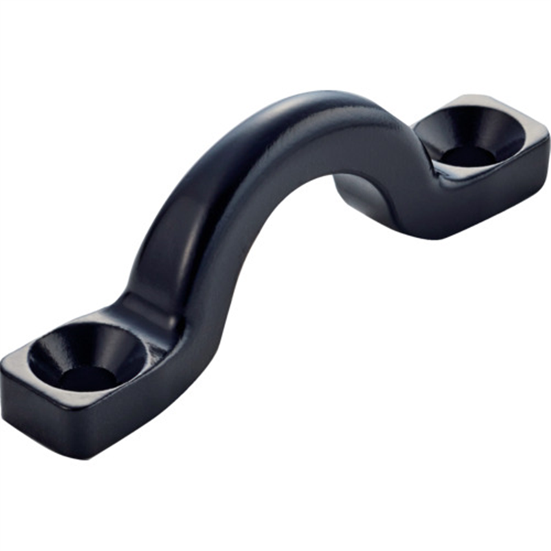 ニッサチェイン ダイカストアイストラップ 6mm 黒つや消し 1個（ご注文単位1個）【直送品】