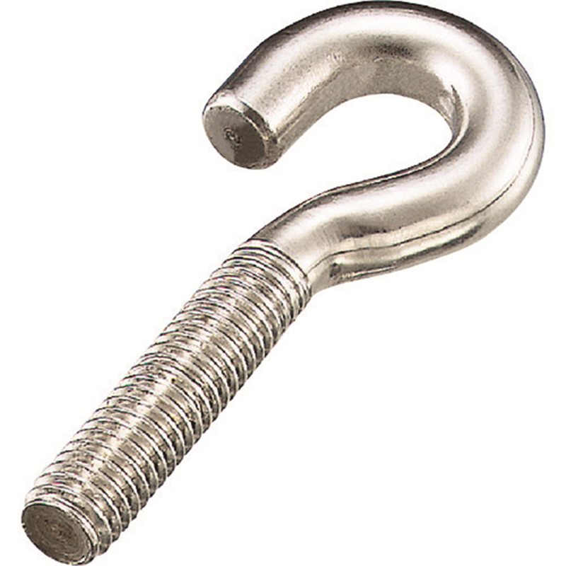 水本 ステンレス Qフック 捻子径M-6 使用荷重0.2kN 1個（ご注文単位1個）【直送品】