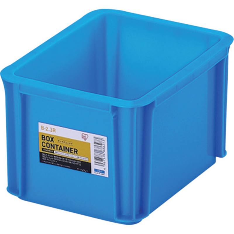 IRIS 299255 BOXコンテナ B-2.3R ブルー 1個（ご注文単位1個）【直送品】