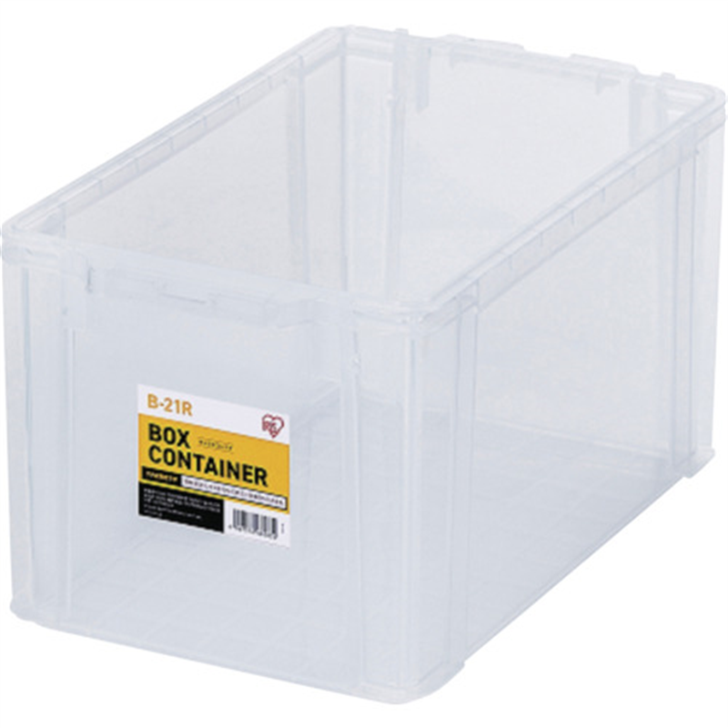 IRIS 299211 BOXコンテナ B-21R クリア 1個（ご注文単位1個）【直送品】