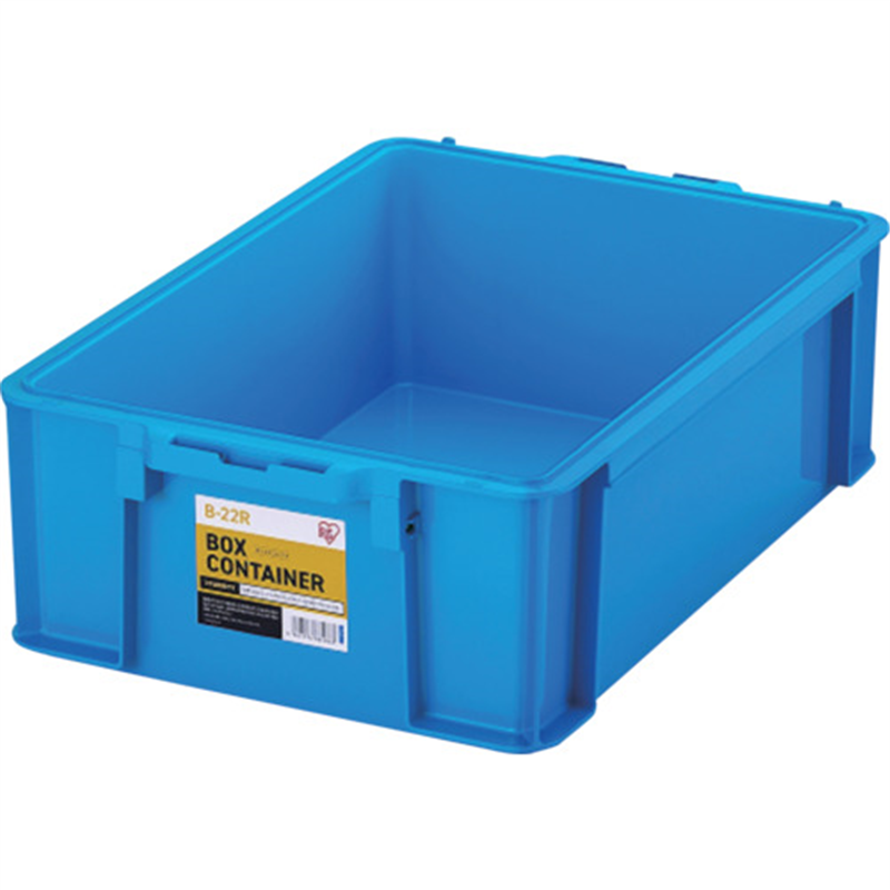 IRIS 299214 BOXコンテナ B-22R ブルー 1個（ご注文単位1個）【直送品】