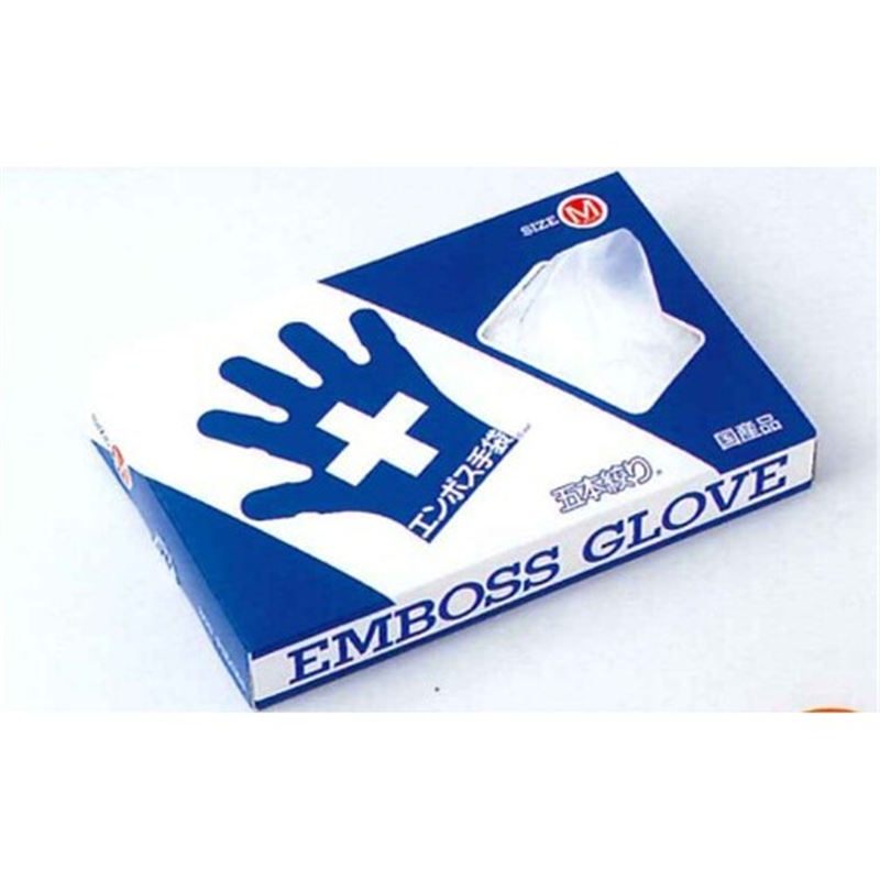東京パック B#30エンボス手袋五本絞り化粧箱(200枚入)M 1箱（ご注文単位1箱）【直送品】