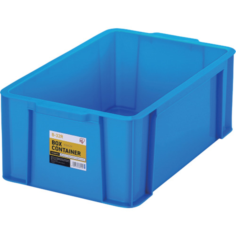 IRIS 299245 BOXコンテナ B-32R ブルー 1個（ご注文単位1個）【直送品】