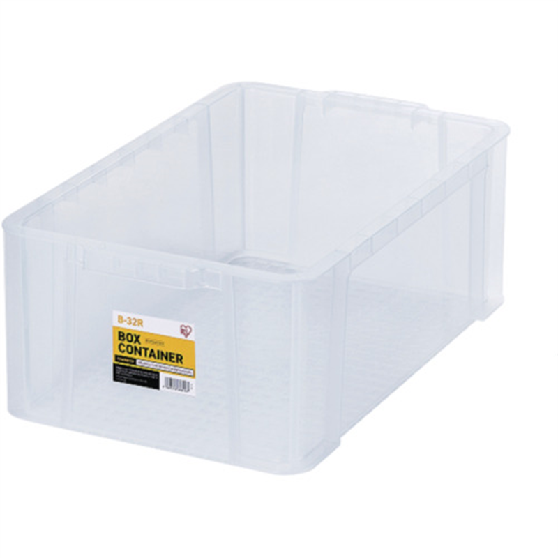 IRIS 299244 BOXコンテナ B-32R クリア 1個（ご注文単位1個）【直送品】