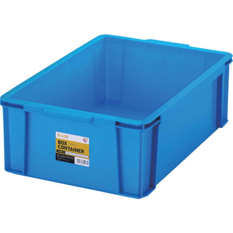 IRIS 299247 BOXコンテナ B-43R ブルー 1個（ご注文単位1個）【直送品】