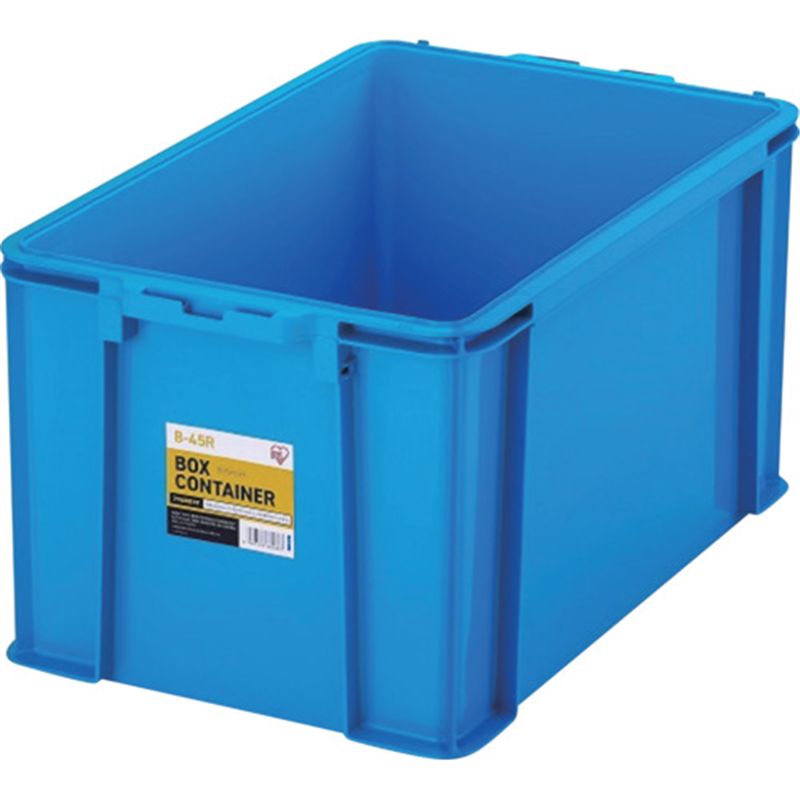 IRIS 299216 BOXコンテナ B-45R ブルー 1個（ご注文単位1個）【直送品】