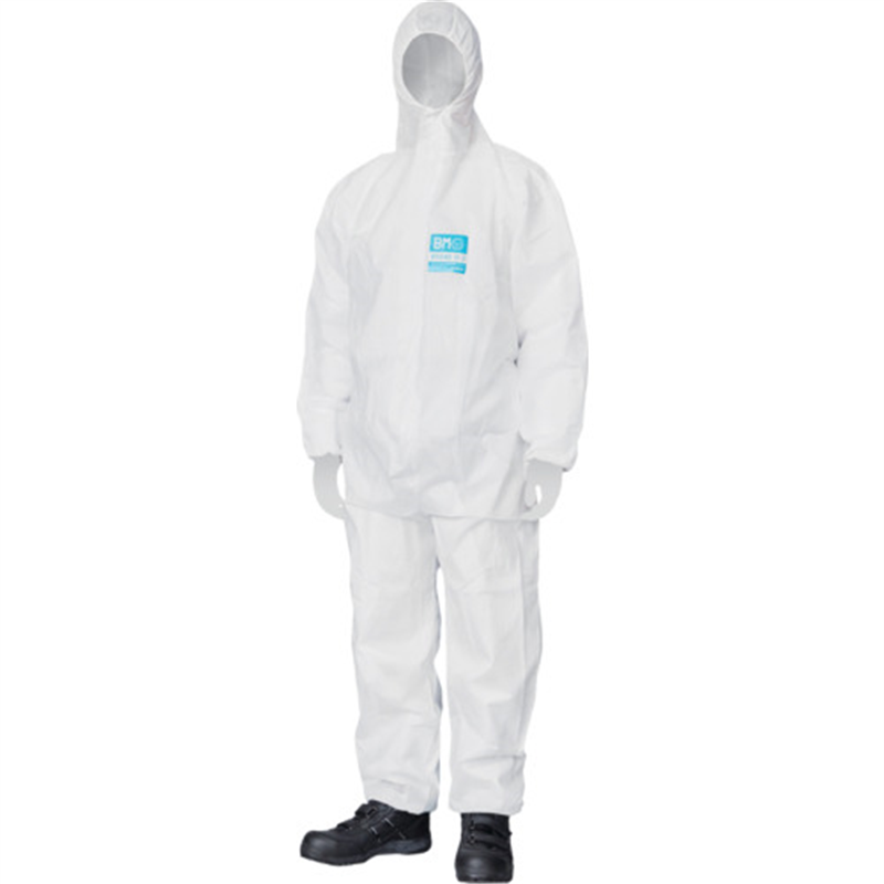 日光物産 化学防護服 バリアーマン B5040 4L 1着（ご注文単位1着）【直送品】