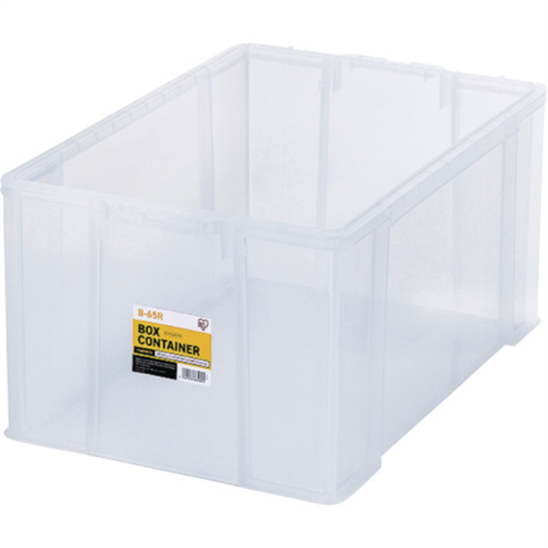 IRIS 299217 BOXコンテナ B-65R クリア 1個（ご注文単位1個）【直送品】