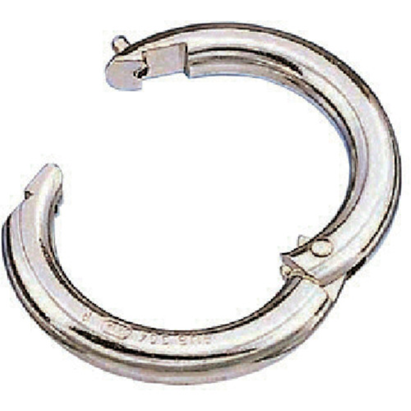 水本 リングキャッチ ステンレス ピン止めチェーンキャッチ 線径4mm 内径20mm 1個（ご注文単位1個）【直送品】