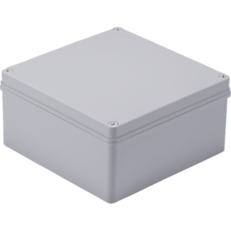 タカチ 防水・防塵ボックス ホワイトグレー 200×200×100 1台（ご注文単位1台）【直送品】