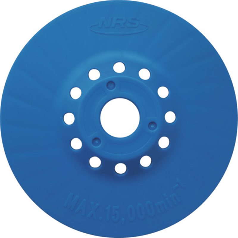 NRS セラミックディスク ブルーセラックオフセットタイプ15孔用 セパレート100MMパット 青 1枚（ご注文単位1枚）【直送品】