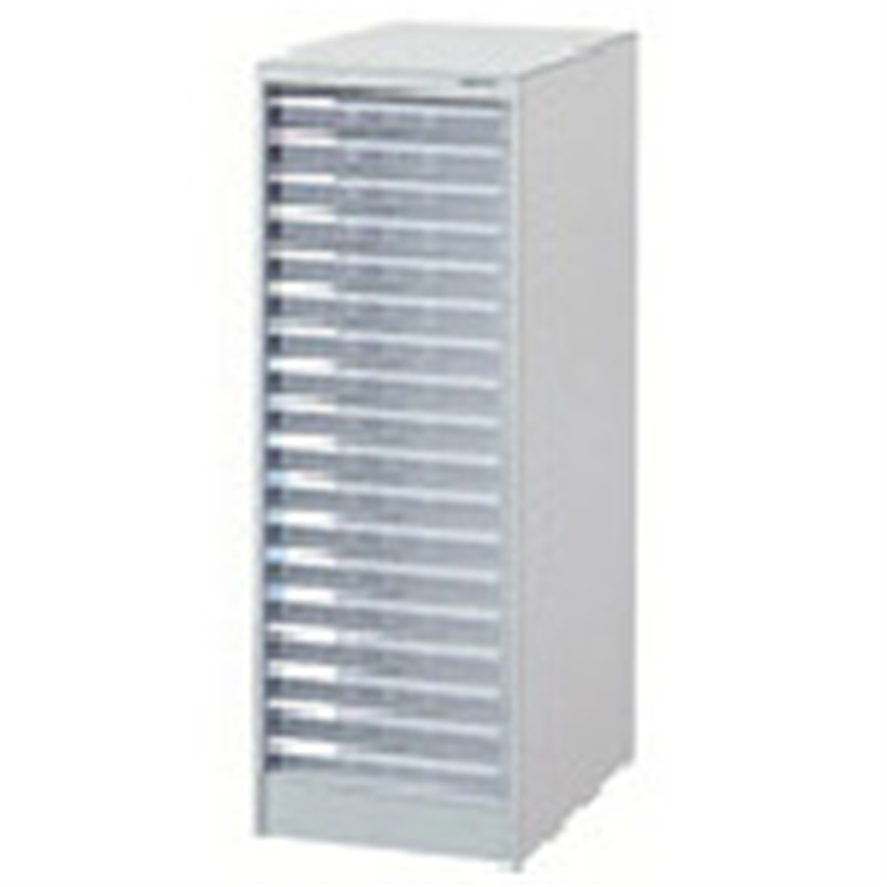 ナカバヤシ 書類ケース アバンテV2 B4フロアケ-ス 浅18段 ニューグレー 1台（ご注文単位1台）【直送品】