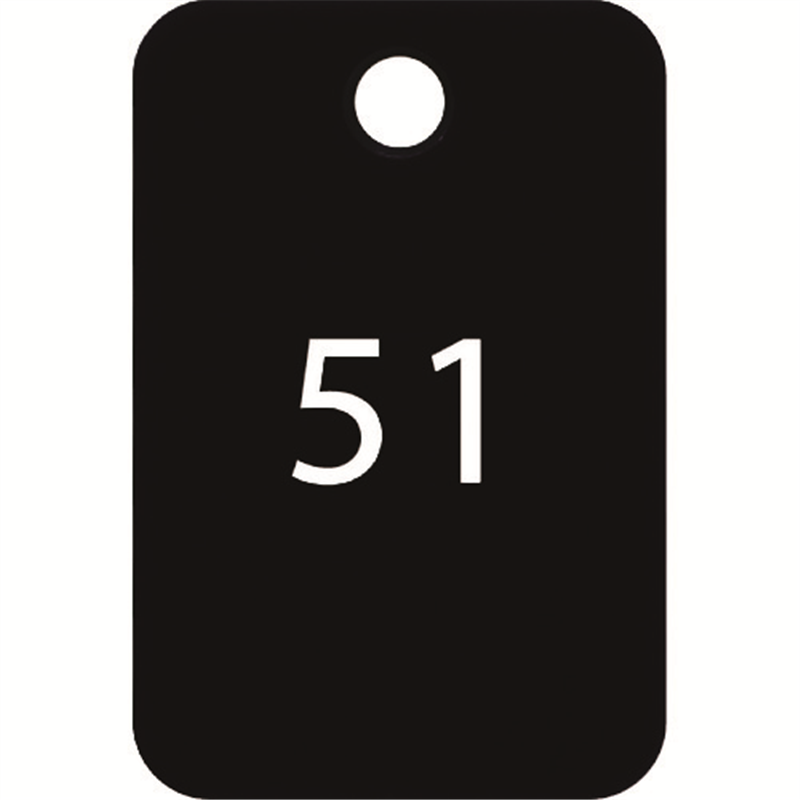 OP 番号札 四角 大 番号入り51~75 黒 (25枚入) 1箱（ご注文単位1箱）【直送品】