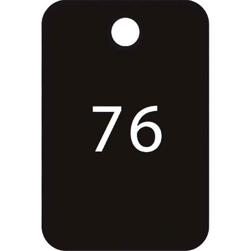 OP 番号札 四角 大 番号入り76~100 黒 (25枚入) 1箱（ご注文単位1箱）【直送品】