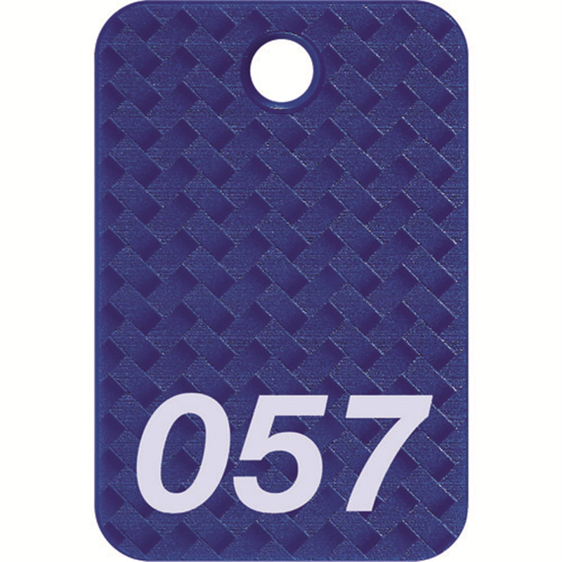 OP 番号札 四角 大 番号入り51~75 青 (25枚入) 1箱（ご注文単位1箱）【直送品】