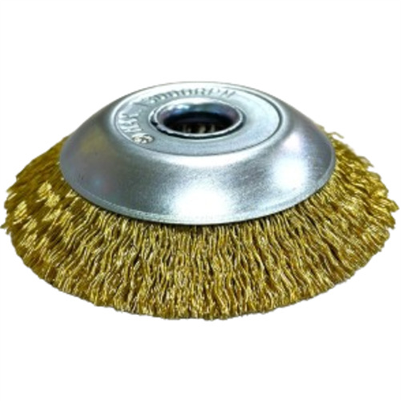 高島産業 ベベルブラシ エアー工具用 ベベル型 100x16x67 真鍮-0.15 1個（ご注文単位1個）【直送品】