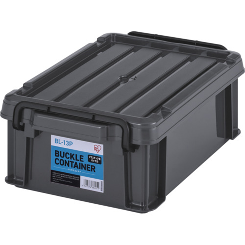 IRIS 299233 バックルコンテナ チャコールグレー 1個（ご注文単位1個）【直送品】