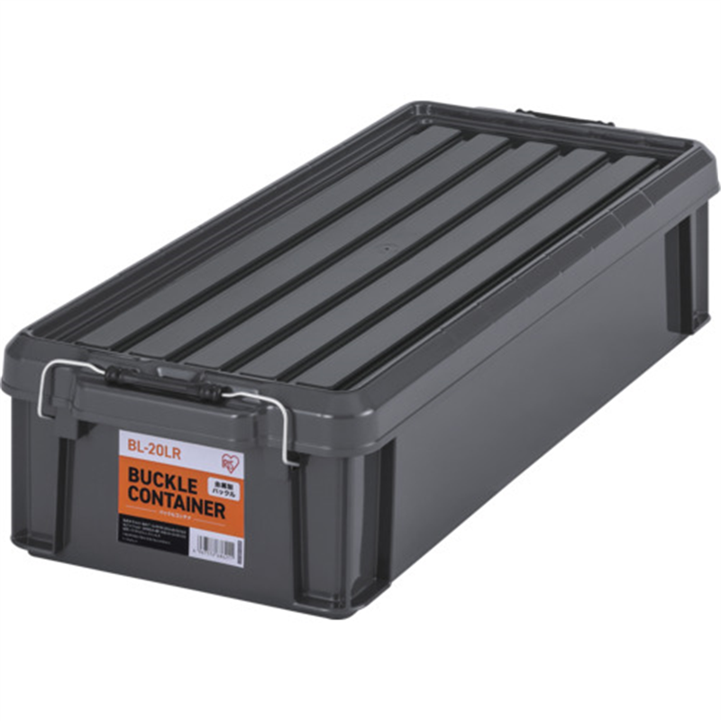 IRIS 299249 バックルコンテナ チャコールグレー 1個（ご注文単位1個）【直送品】