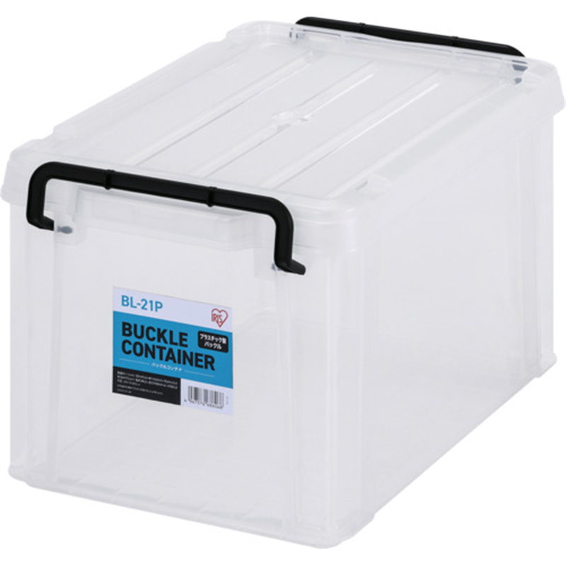 IRIS 299234 バックルコンテナ クリア 1個（ご注文単位1個）【直送品】