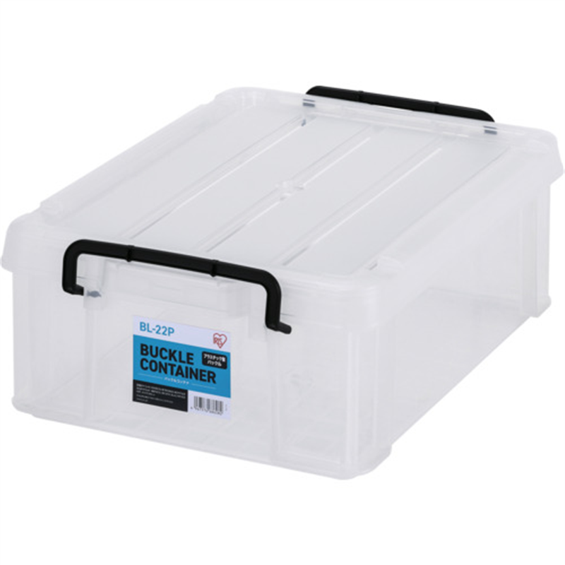 IRIS 299236 バックルコンテナ クリア 1個（ご注文単位1個）【直送品】