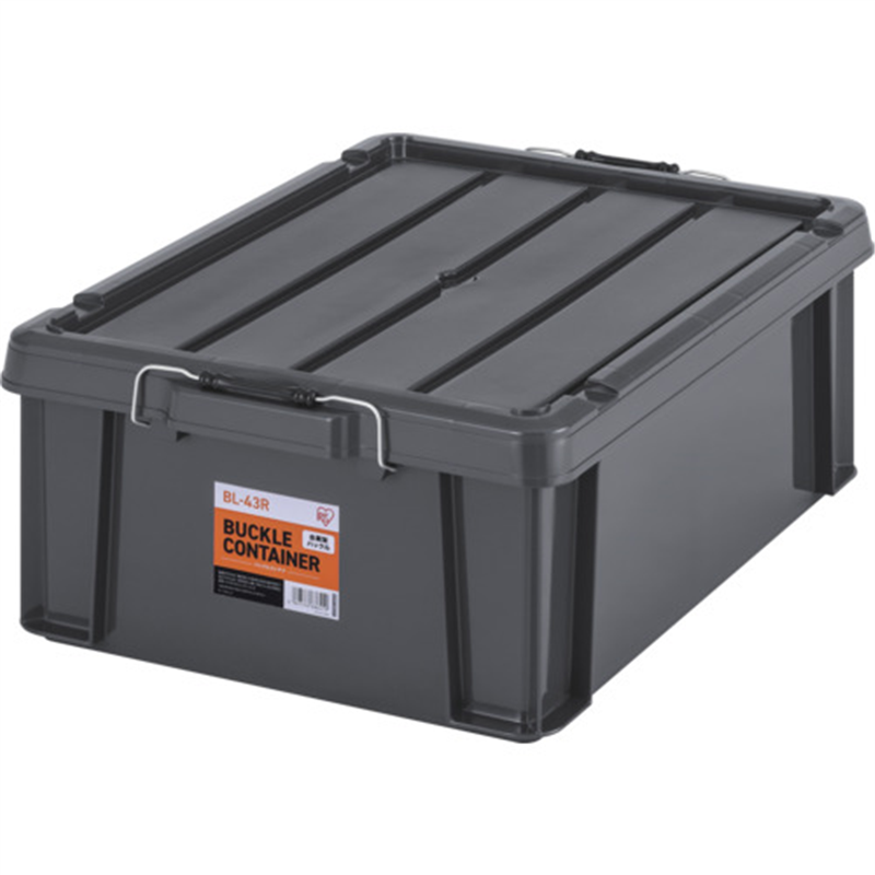 IRIS 299269 バックルコンテナ BL-43R チャコールグレー 1個（ご注文単位1個）【直送品】