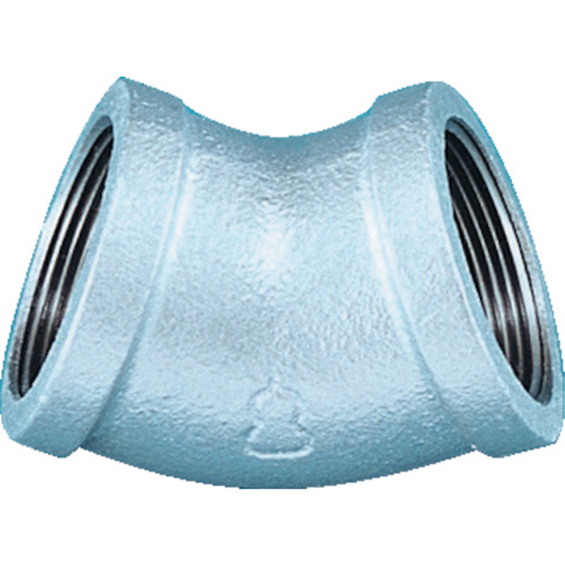 桑名金属工業 45°エルボバンド付 白品 呼び径(A)25 呼び径(B)1 1個（ご注文単位1個）【直送品】