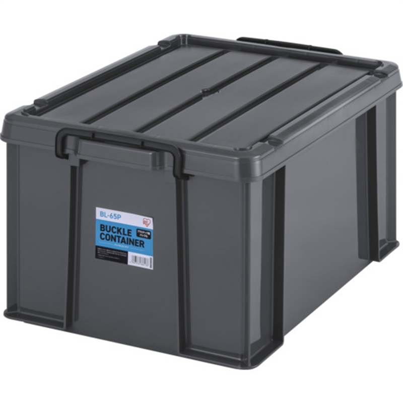 IRIS 299241 バックルコンテナ チャコールグレー 1個（ご注文単位1個）【直送品】