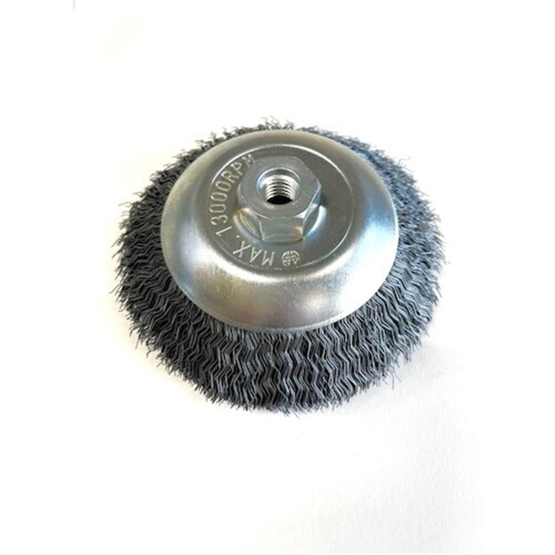 高島産業 ベベルブラシ 電動工具用 ベベル型 100xM10x67 SW-0.3 1個（ご注文単位1個）【直送品】