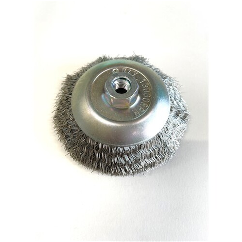高島産業 ベベルブラシ 電動工具用 ベベル型 100xM10x67 SUS-0.3 1個（ご注文単位1個）【直送品】