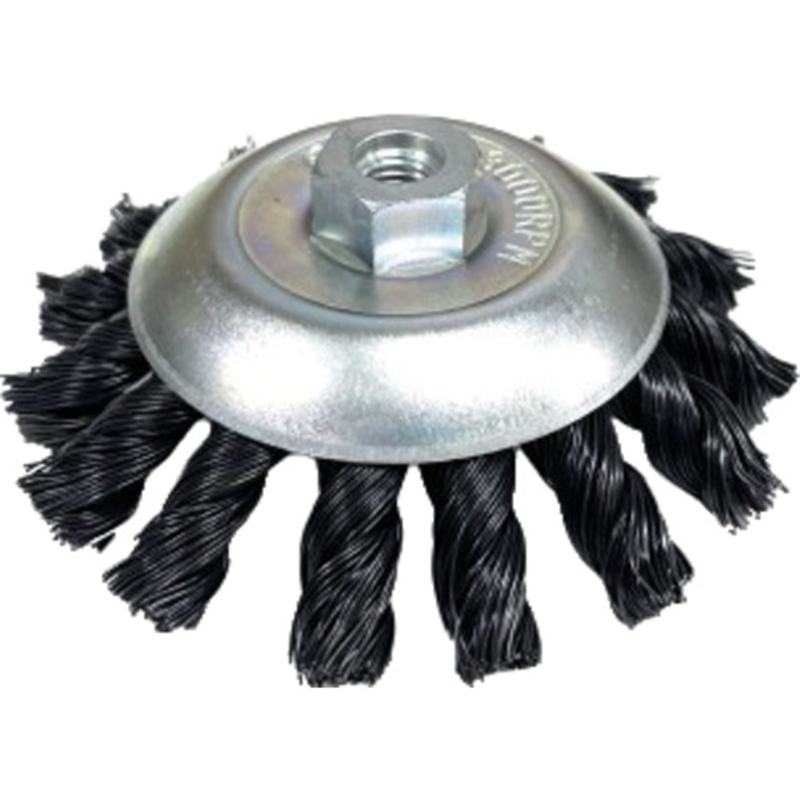 高島産業 ベベルブラシ 電動工具用 ベベル型 100xM10x67 HSW-0.5 1個（ご注文単位1個）【直送品】