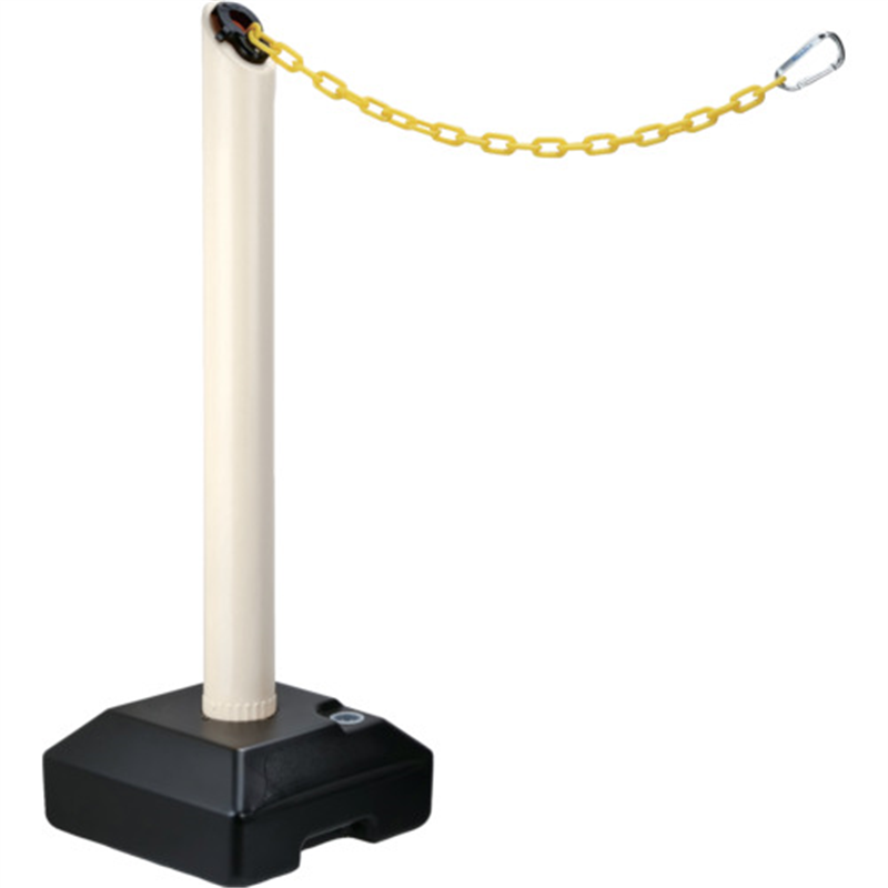 Reelex プラチェーン内蔵ポールバリネオ2 パールホワイト 1本（ご注文単位1本）【直送品】