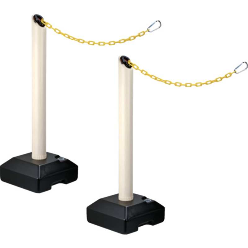 Reelex プラチェーン内蔵ポールバリネオ2 2本セット パールホワイト 1セット（ご注文単位1セット）【直送品】