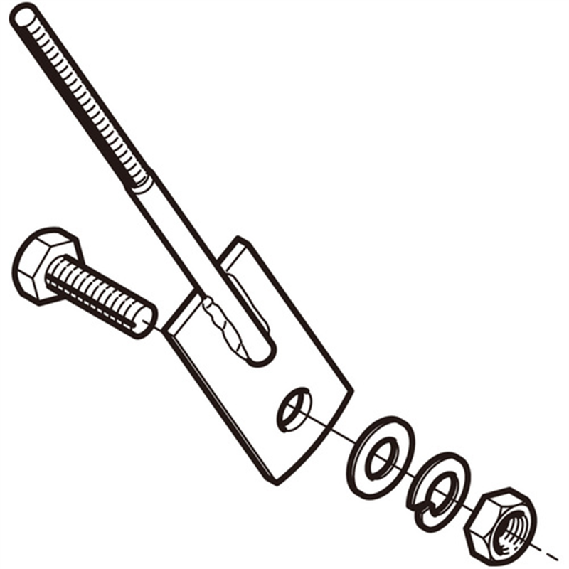 NEGUROSU 左ねじボルト 1個（ご注文単位1個）【直送品】