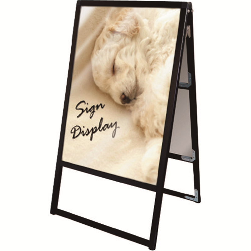 TOKISEI ブラックバリウススタンド看板 アクリルタイプ A2両面 1台（ご注文単位1台）【直送品】