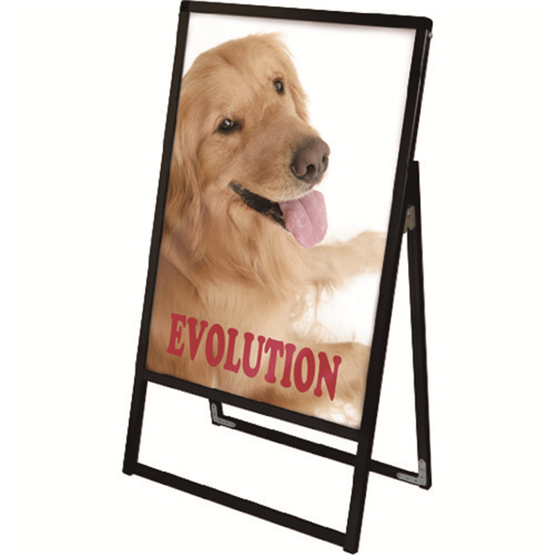 TOKISEI ブラックバリウススタンド看板 アクリルタイプ B2片面 1台（ご注文単位1台）【直送品】